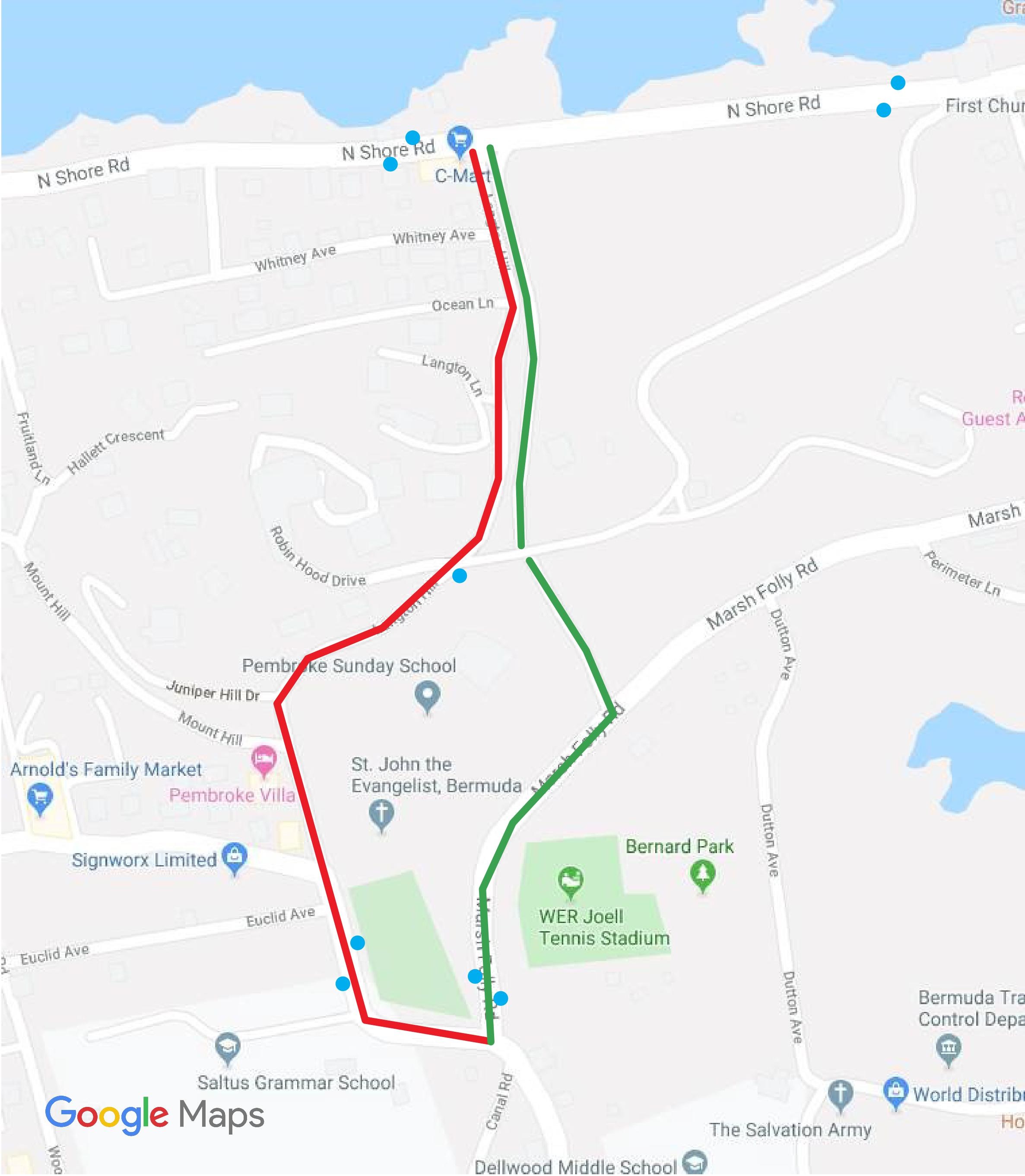 Bus Route 4 Changed for Safety | Government of Bermuda